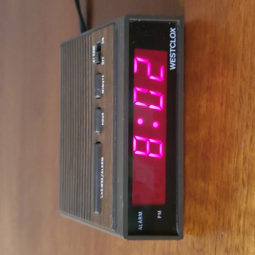 Vintage Westclox 22690 alarm clock